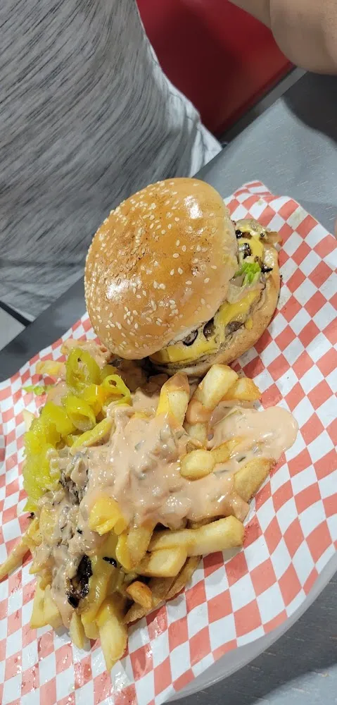In N Out Burger with Animal Fries
